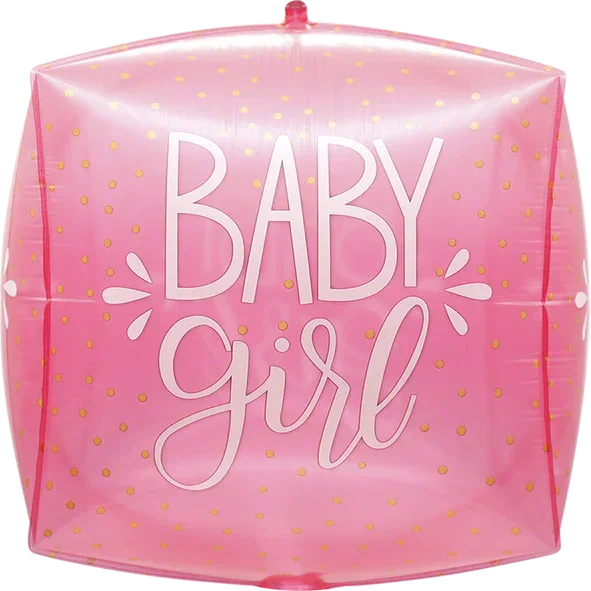 4D BABY Girl Balloon – 22 Inch - CasaRosa