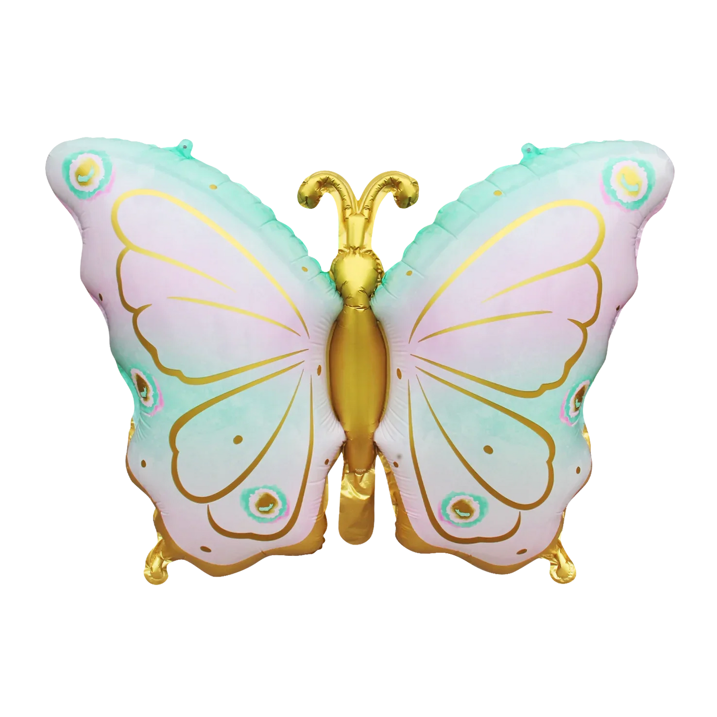 Goldish Butterfly Foil Balloon - CasaRosa