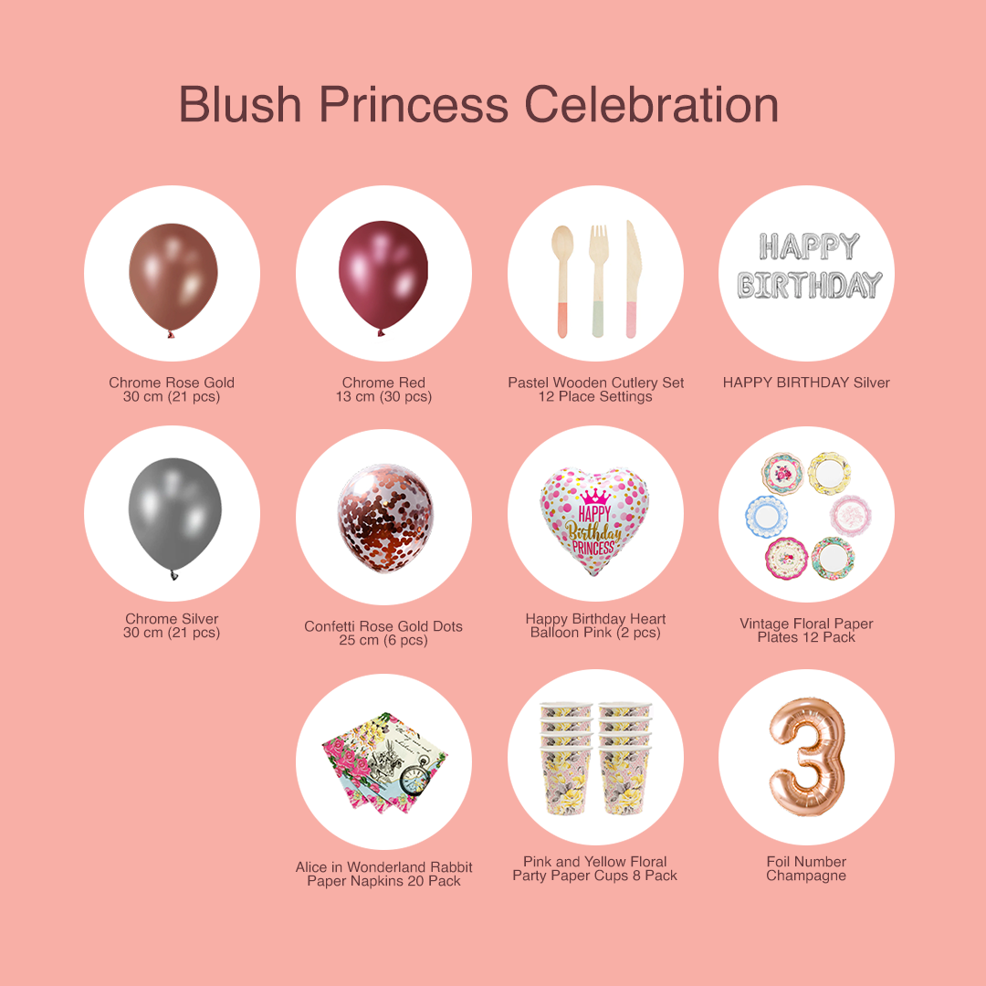 مجموعة عيد ميلاد Blush Princess