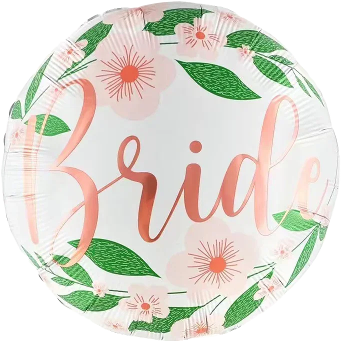 Ballon Foil “Bride” Floral