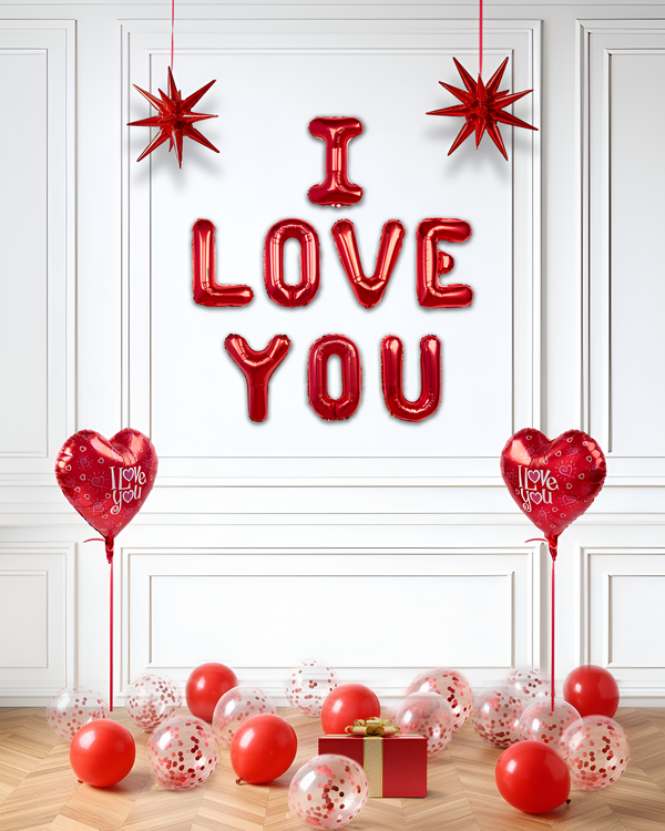 Scarlet Passion Valentine Decoration Set