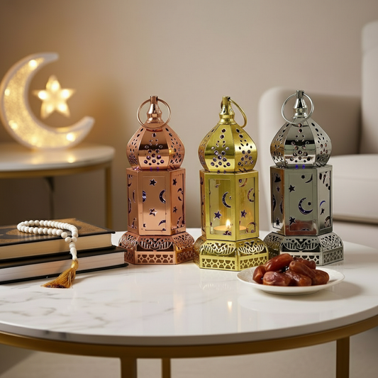 فانوس شمعة معدني