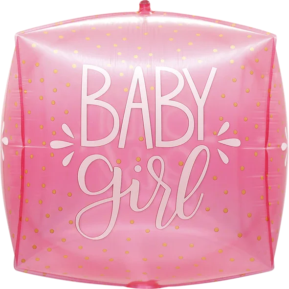 4D BABY Girl Balloon – 22 Inch - CasaRosa