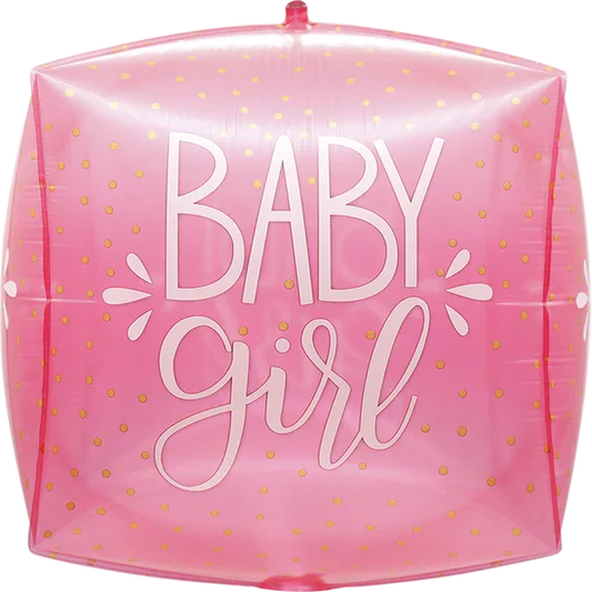 4D BABY Girl Balloon – 22 Inch - CasaRosa