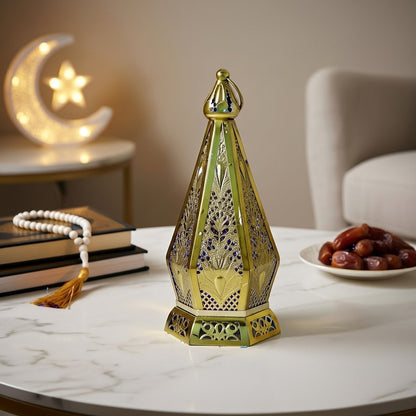 فانوس شمعة معدني 9 × 20 سم