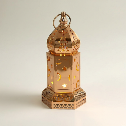 فانوس شمعة معدني