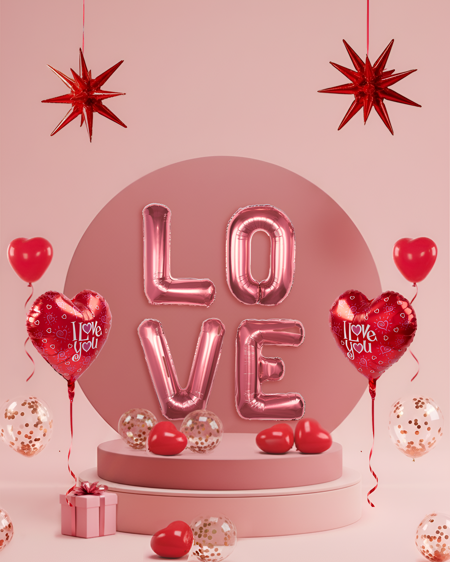 Valentine مجموعة تزيين Love Constellation