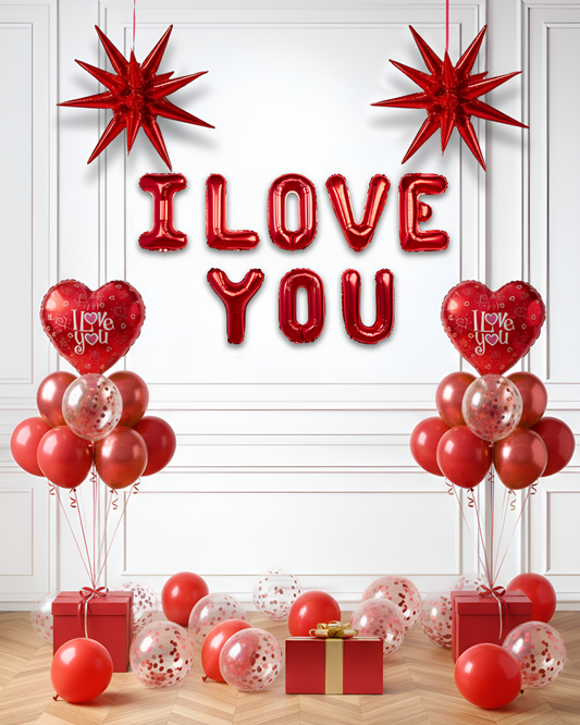 Valentine مجموعة تزيين Opéra Rouge