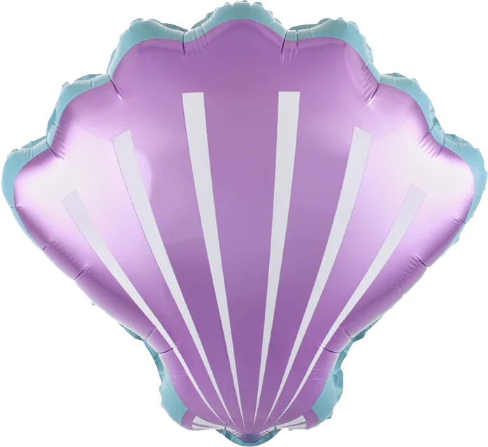 Shell-Shaped Foil Balloon - CasaRosa
