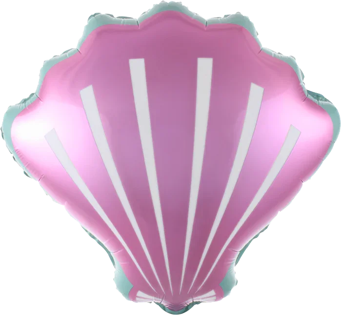 Shell-Shaped Foil Balloon - CasaRosa