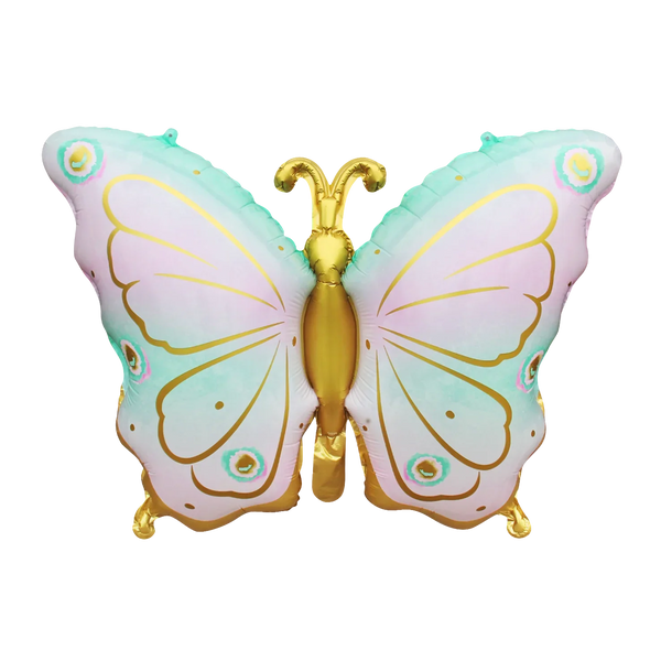 Gold Butterfly Foil Balloon