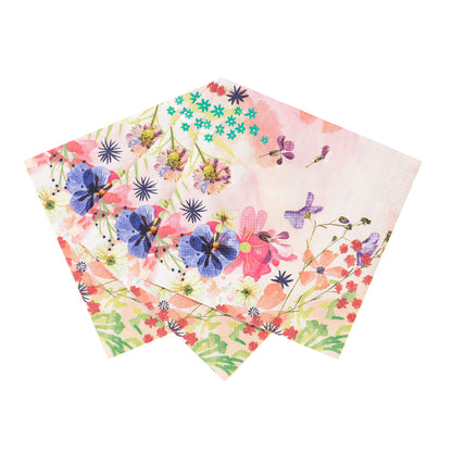 مناديل كوكتيل ورقية بتصميم زهري Blossom Girls