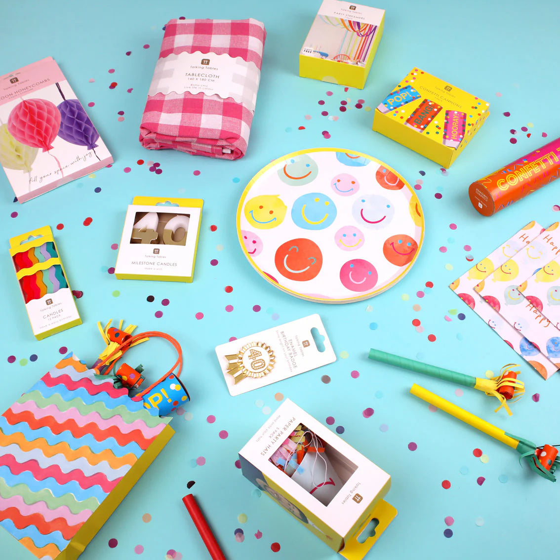 مناديل ورقية لعيد الميلاد بتصميم وجه مبتسم 20 قطعة