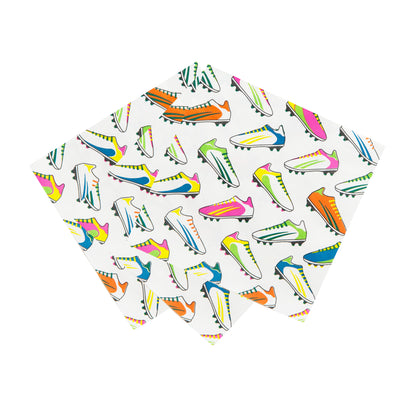 مناديل ورقية لحفلات كرة القدم قابلة لإعادة التدوير 20 قطعة