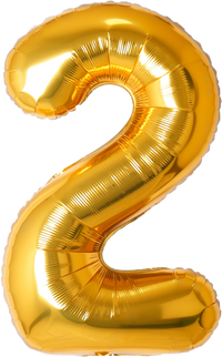 Number 2 Foil Balloon