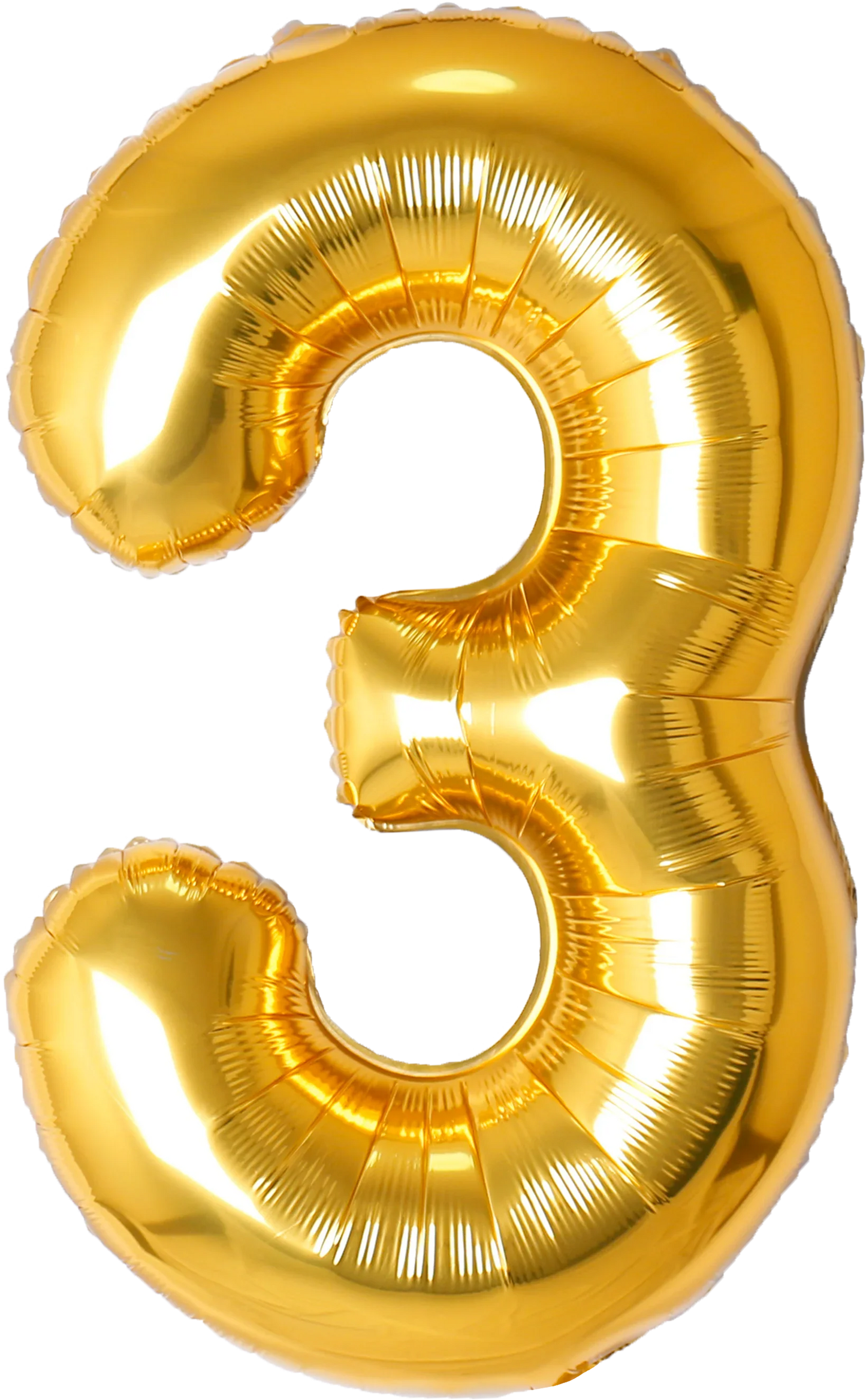 40 Inch Number 3 Foil Balloon - CasaRosa