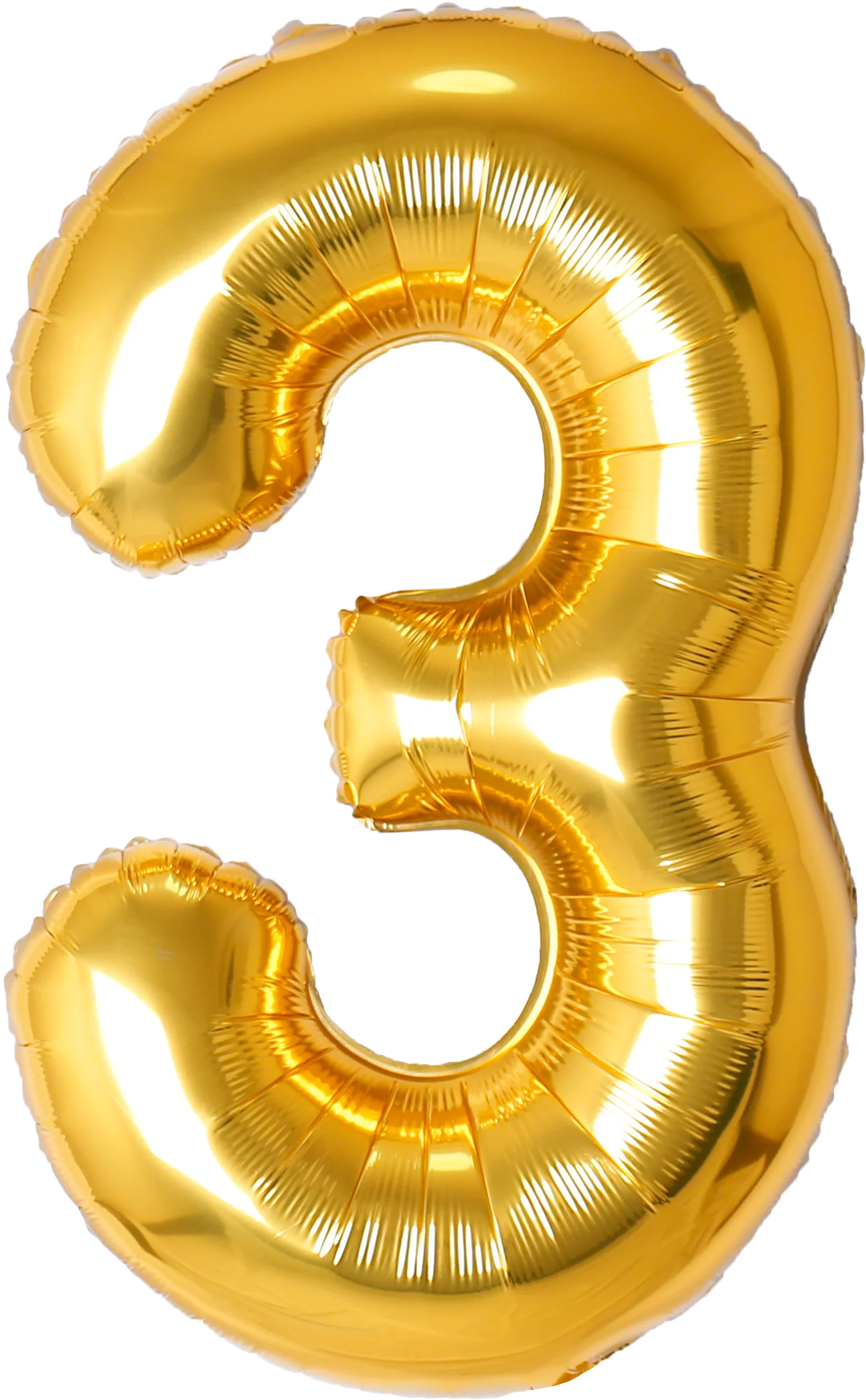 40 Inch Number 3 Foil Balloon - CasaRosa