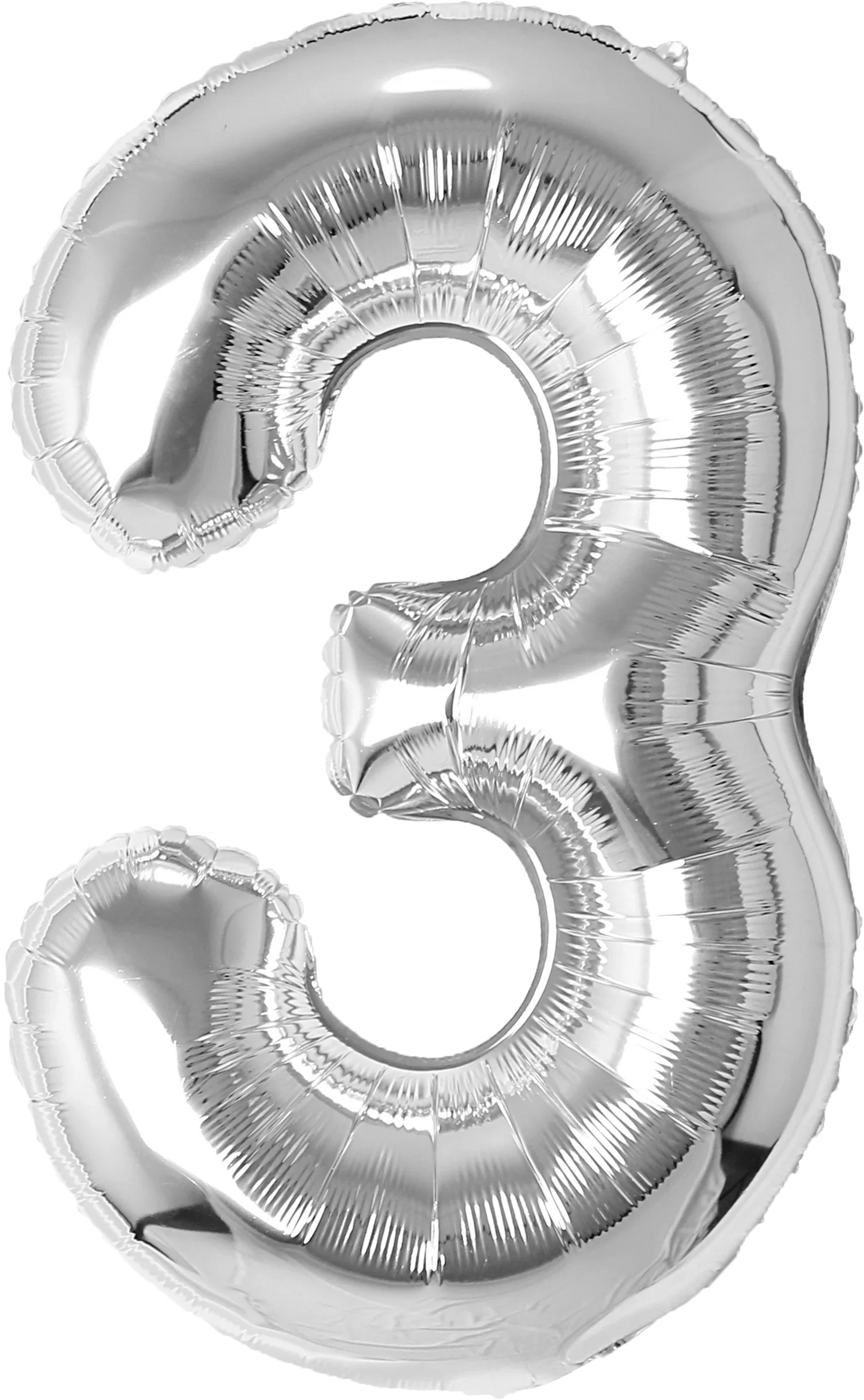 40 Inch Number 3 Foil Balloon - CasaRosa