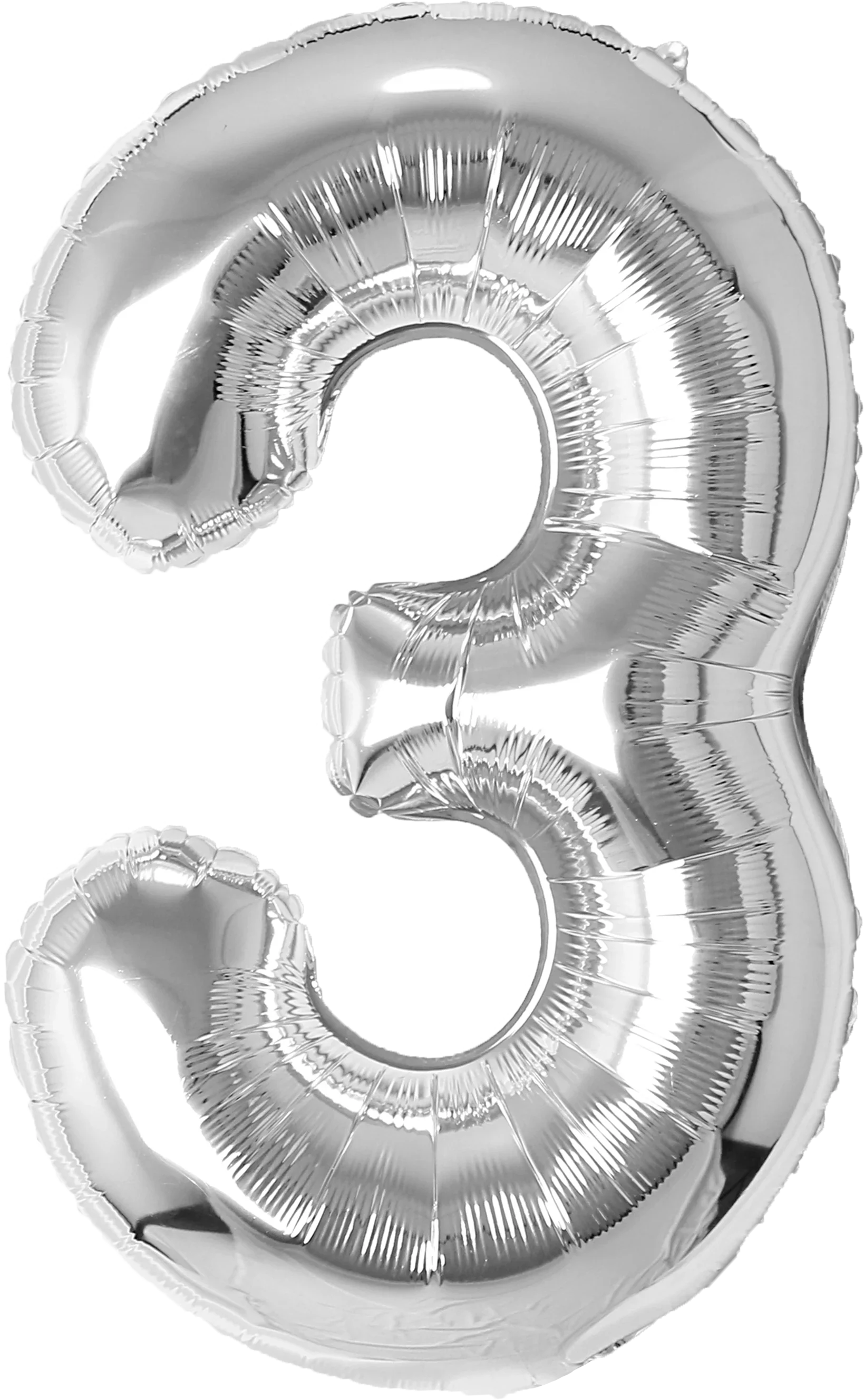 40 Inch Number 3 Foil Balloon - CasaRosa