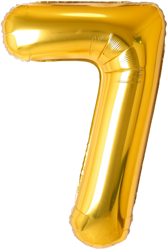 40 Inch Number 7 Foil Balloon - CasaRosa