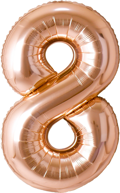 40 Inch Number 8 Foil Balloon - CasaRosa