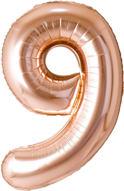 40 Inch Number 9 Foil Balloon - CasaRosa