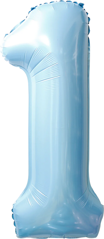 40 Inch Number 1 Foil Balloon - CasaRosa