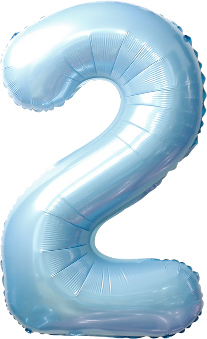 40 Inch Number 2 Foil Balloon - CasaRosa