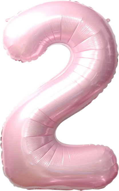 40 Inch Number 2 Foil Balloon - CasaRosa
