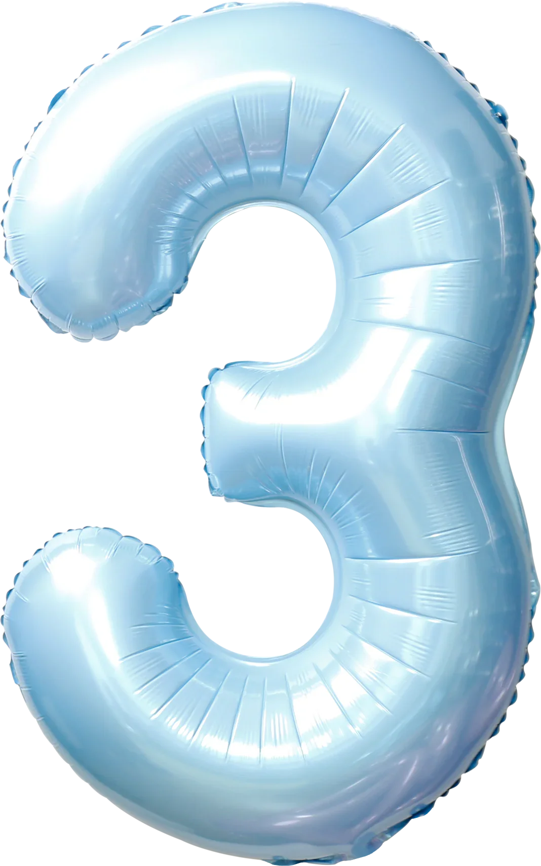 40 Inch Number 3 Foil Balloon - CasaRosa