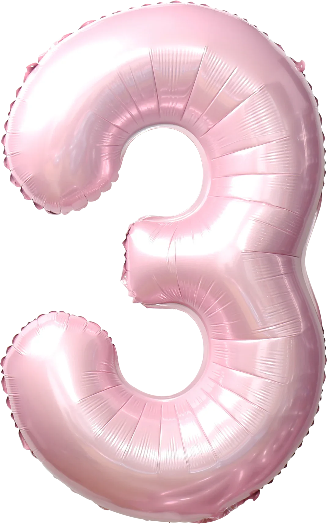 40 Inch Number 3 Foil Balloon - CasaRosa