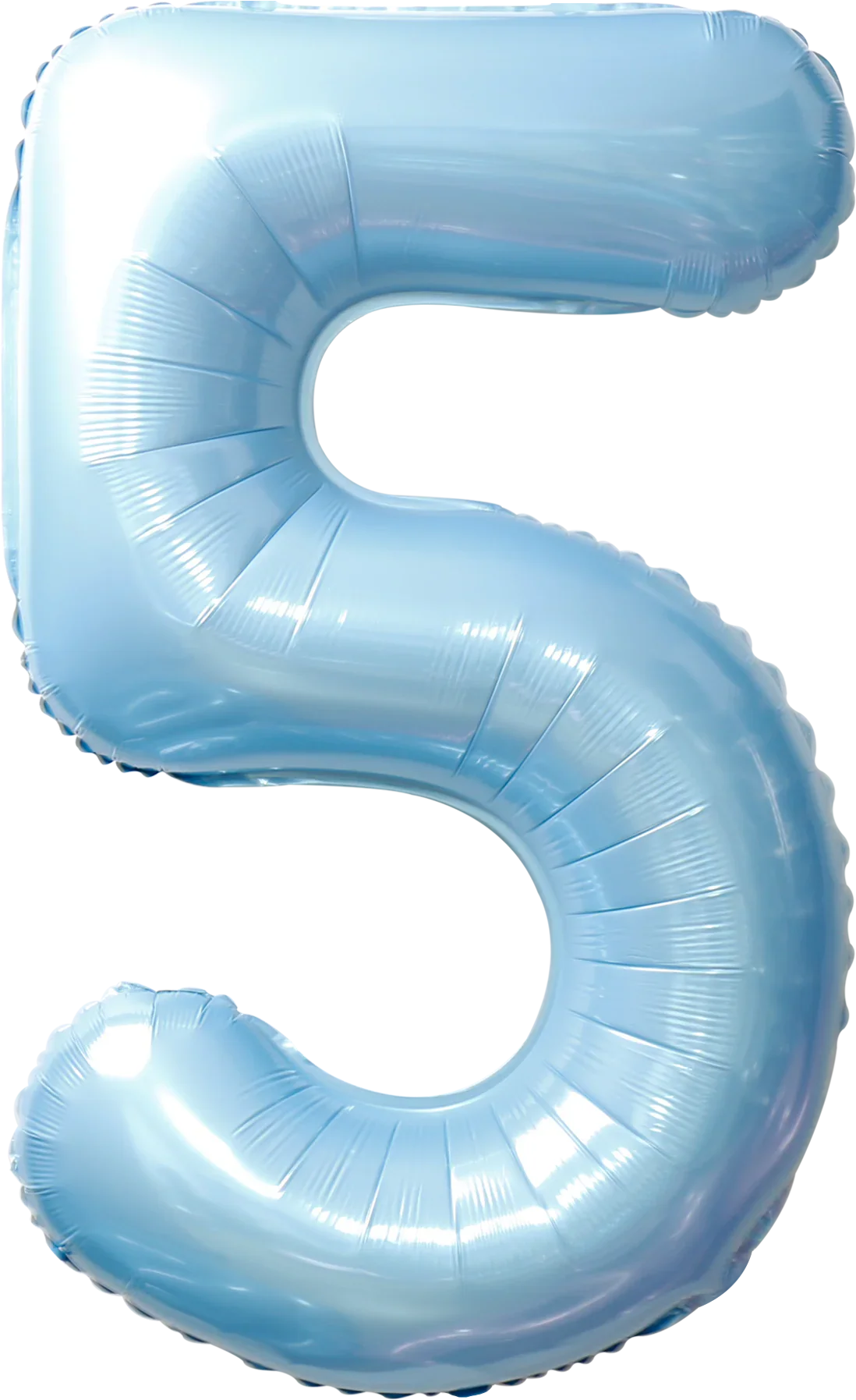 40 Inch Number 5 Foil Balloon - CasaRosa