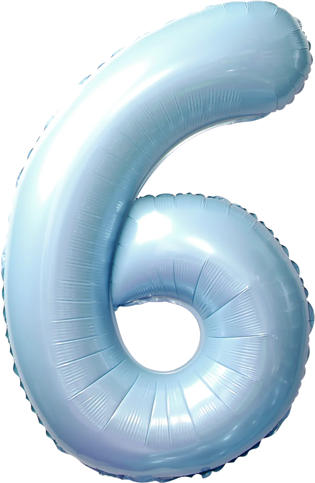 40 Inch Number 6 Foil Balloon - CasaRosa