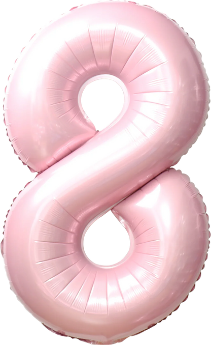 40 Inch Number 8 Foil Balloon - CasaRosa