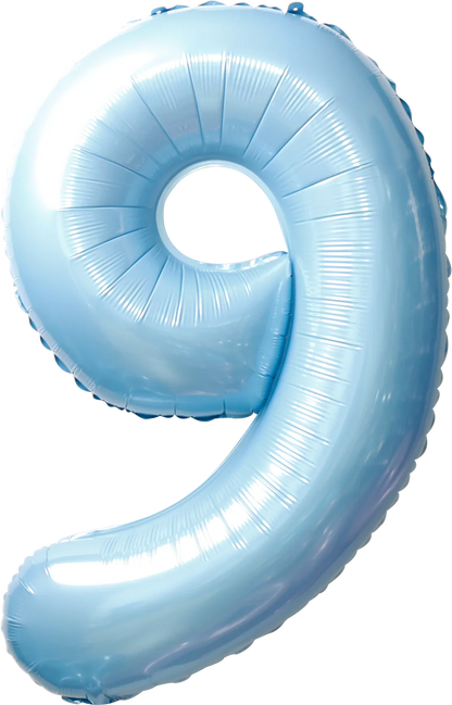 40 Inch Number 9 Foil Balloon - CasaRosa