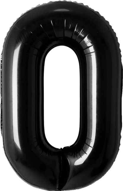 40 Inch Number 0 Foil Balloon - CasaRosa