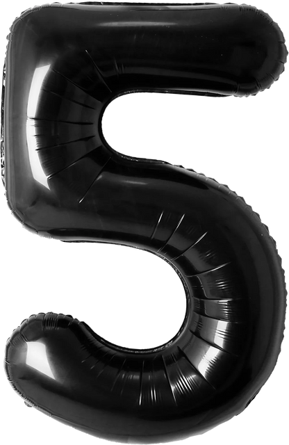 40 Inch Number 5 Foil Balloon - CasaRosa