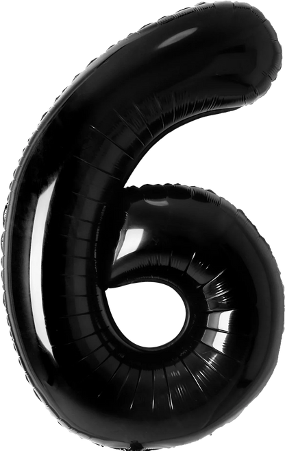 40 Inch Number 6 Foil Balloon - CasaRosa