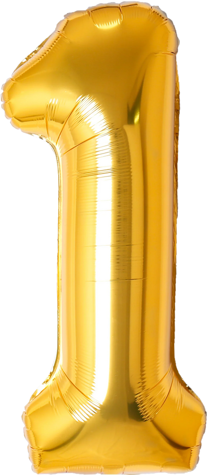 40 Inch Number 1 Foil Balloon - CasaRosa