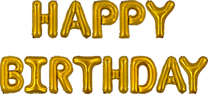 بالون معدني Happy Birthday