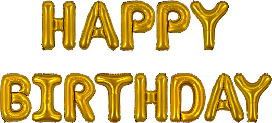 بالون معدني Happy Birthday