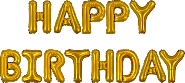 بالون معدني Happy Birthday