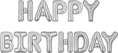بالون معدني Happy Birthday