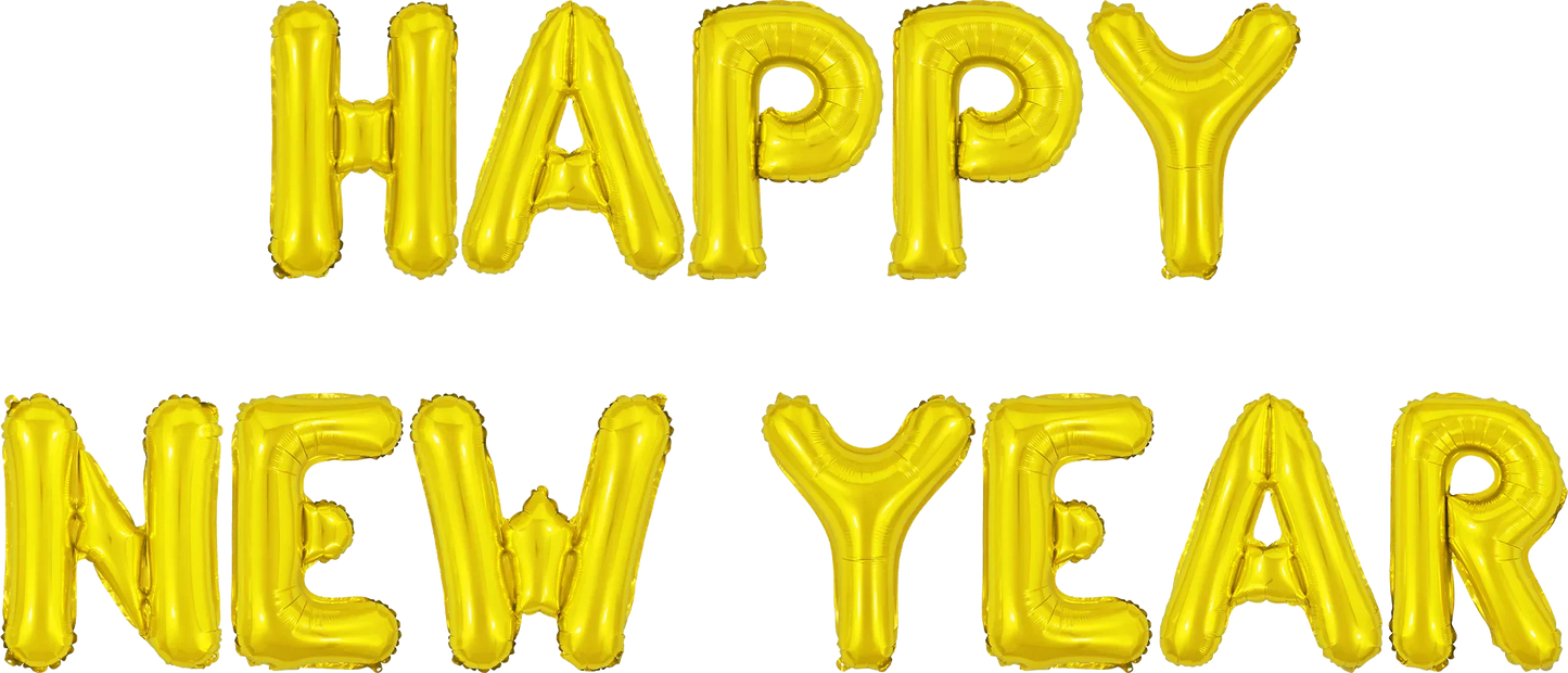 HAPPY NEW YEAR foil balloon - CasaRosa