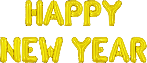 بالون معدني Happy New Year
