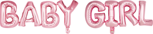 BABY Girl foil balloon - CasaRosa