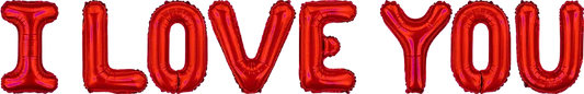 I Love You - Red Foil Balloon - CasaRosa