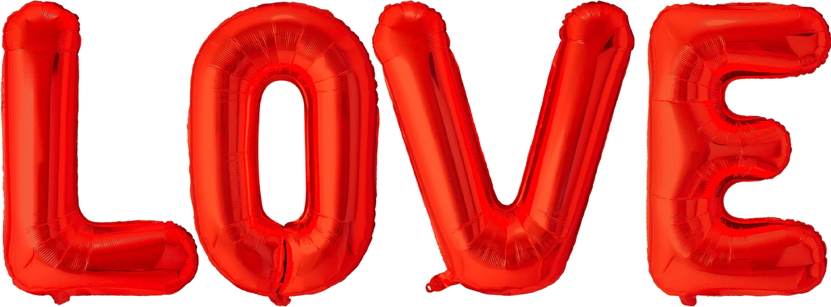 Red LOVE Foil Balloon - CasaRosa