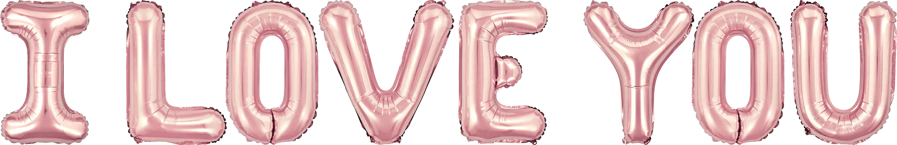 I Love You - Pink Foil Balloon - CasaRosa