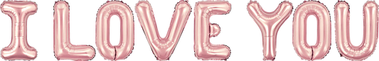I Love You - Pink Foil Balloon - CasaRosa